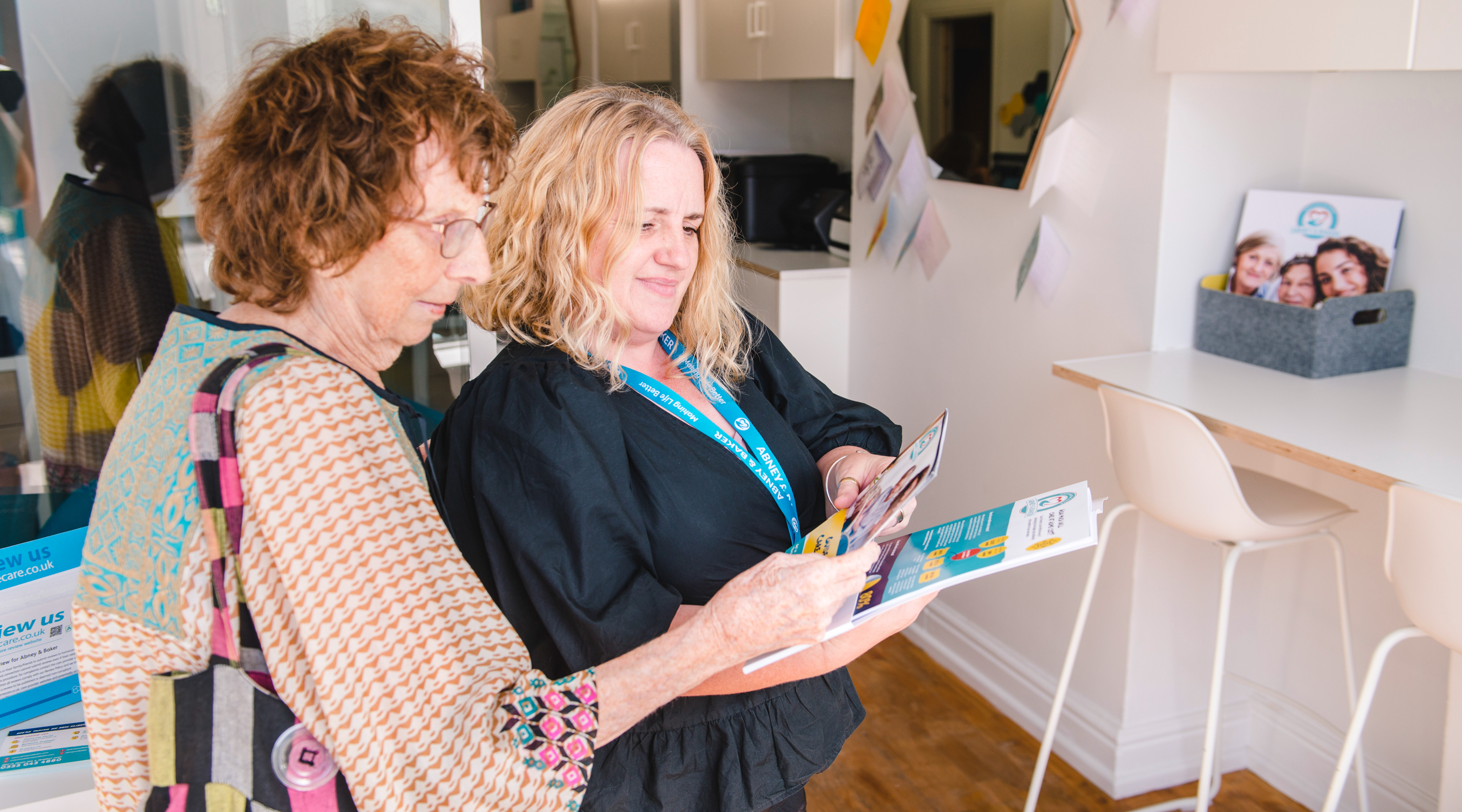 Talking to a care manager about home care options